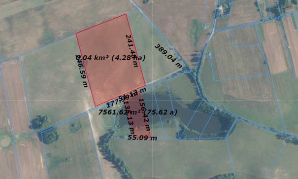 Działka rolna Kabikiejmy. Zdjęcie 1