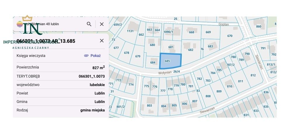 Działka budowlana Lublin Szerokie, ul. Wojciechowska. Zdjęcie 8