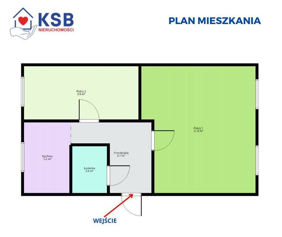 Mieszkanie 2-pokojowe Ostrowiec Świętokrzyski, ul. Mikołaja Kopernika. Zdjęcie 17