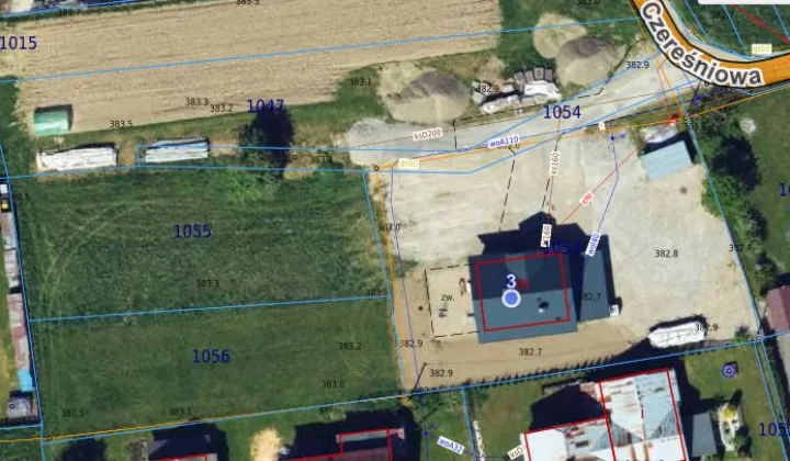 Działka budowlana Łękawica, ul. Czereśniowa