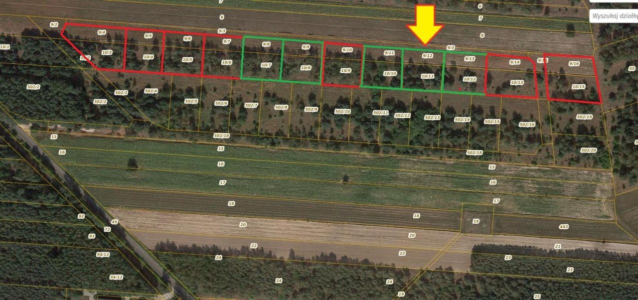 Działka budowlana Konary, ul. Brzozowa. Zdjęcie 5