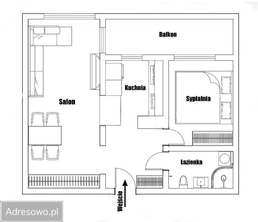 Mieszkanie 2-pokojowe Zgorzelec. Zdjęcie 15