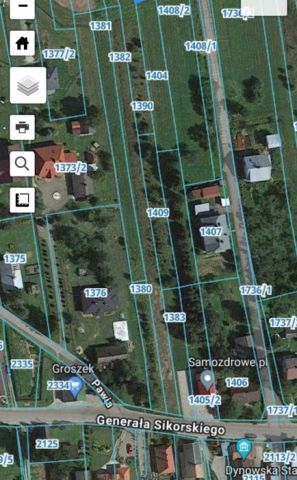 Działka rolno-budowlana Dynów Przedmieście, ul. gen. Sikorskiego. Zdjęcie 1