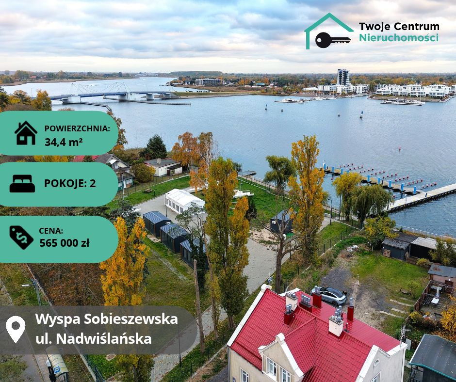Mieszkanie 2-pokojowe Gdańsk Sobieszewo, ul. Nadwiślańska. Zdjęcie 1