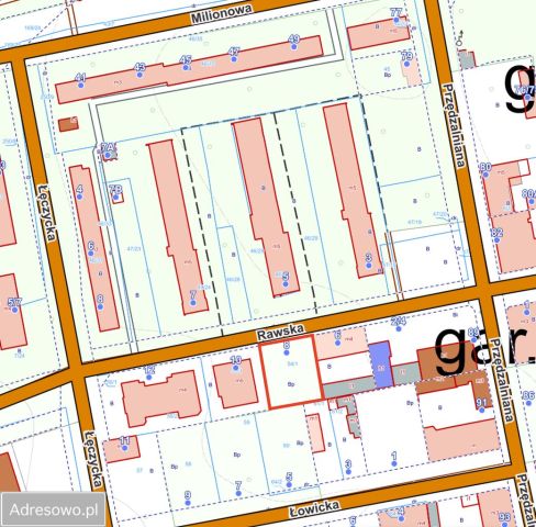 Działka inwestycyjna Łódź Księży Młyn, ul. Rawska. Zdjęcie 1