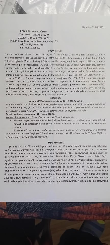 Działka rekreacyjna Serwy. Zdjęcie 21