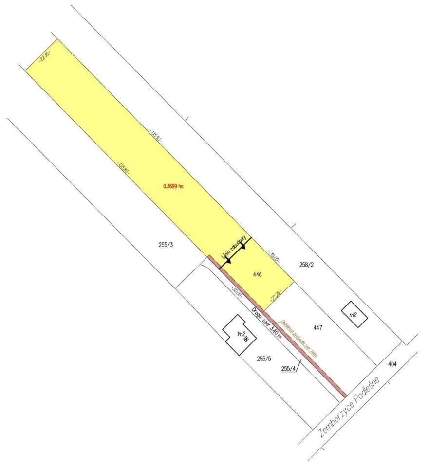 Działka rolno-budowlana Zemborzyce Podleśne. Zdjęcie 2