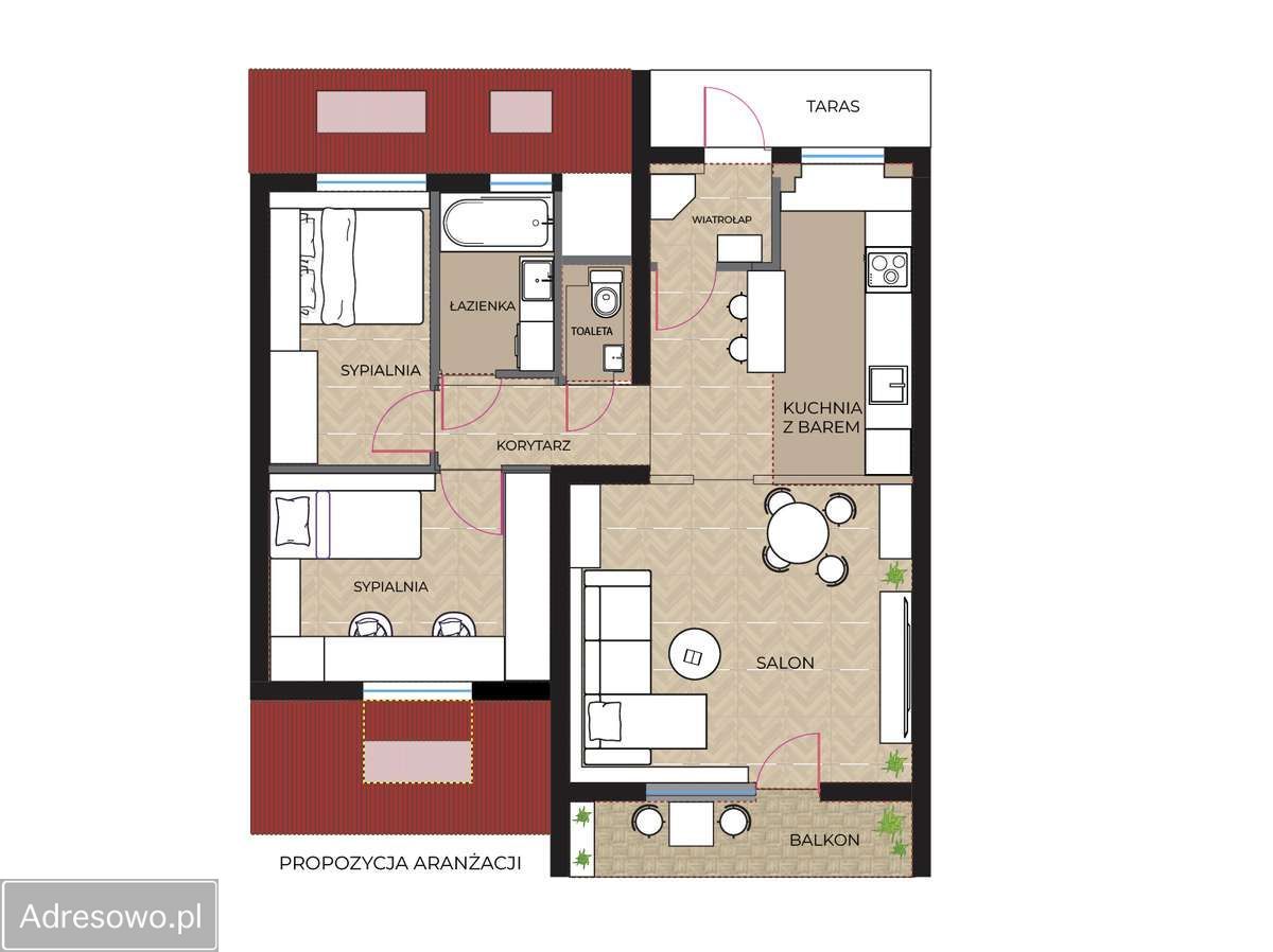 Mieszkanie 3-pokojowe Jawor, ul. Starojaworska. Zdjęcie 18