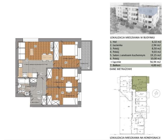 Mieszkanie 4-pokojowe Białystok Starosielce, ul. Klepacka. Zdjęcie 5