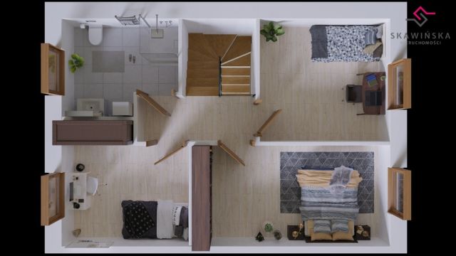 dom szeregowy, 4 pokoje Janków Przygodzki. Zdjęcie 19