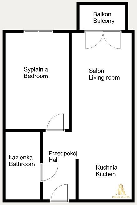 Mieszkanie 2-pokojowe Kraków Czyżyny, ul. Bolesława Orlińskiego. Zdjęcie 18