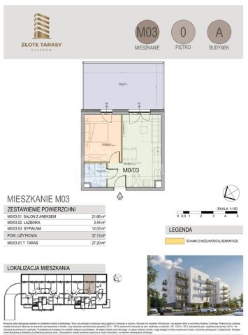 Mieszkanie 2-pokojowe Staszów, ul. gen. Mariana Langiewicza. Zdjęcie 4