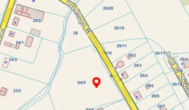 Działka budowlana Dębno, ul. Bolesława Śmiałego