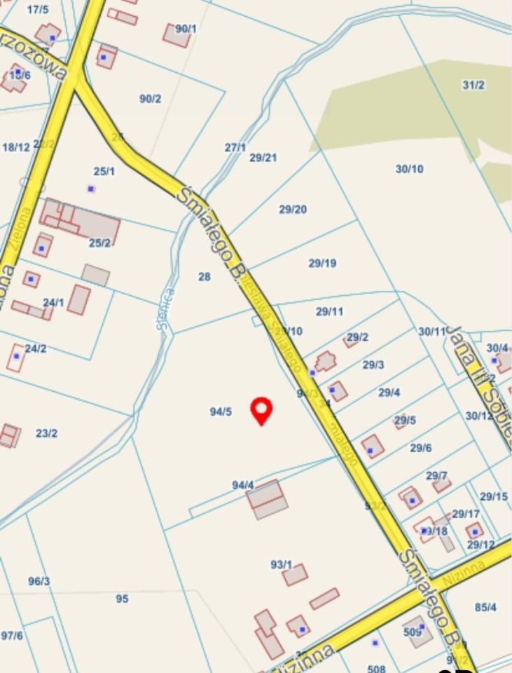 Działka budowlana Dębno, ul. Bolesława Śmiałego