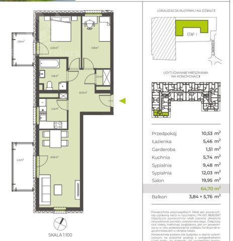 Mieszkanie 3-pokojowe Wrocław Śródmieście, ul. Mieszczańska. Zdjęcie 14