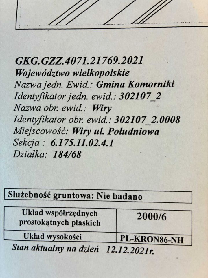 Działka budowlana Wiry, ul. Południowa. Zdjęcie 8