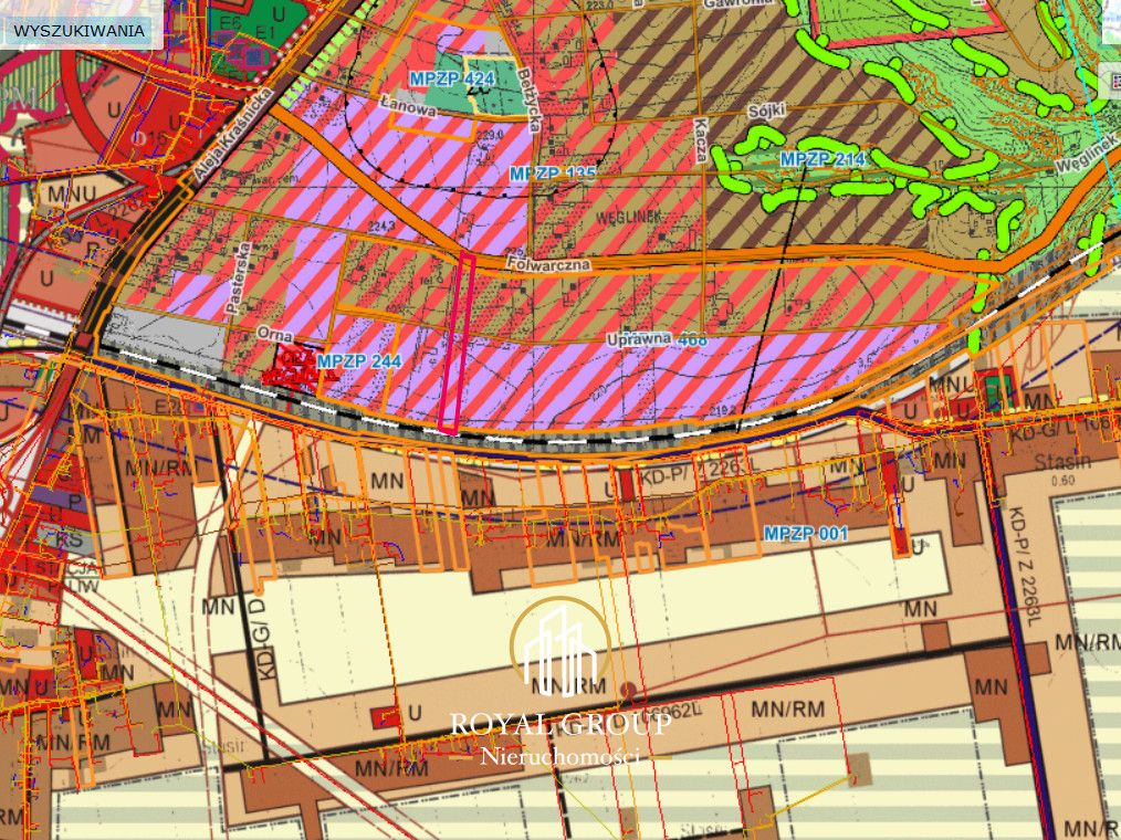 Działka rolna Lublin Węglinek, ul. Zygmunta Krasińskiego. Zdjęcie 7