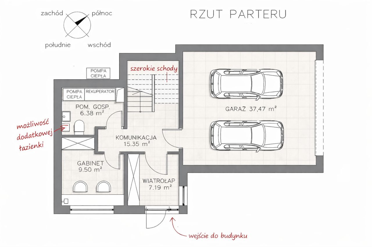 dom wolnostojący, 5 pokoi Chwaszczyno, ul. Cicha. Zdjęcie 6