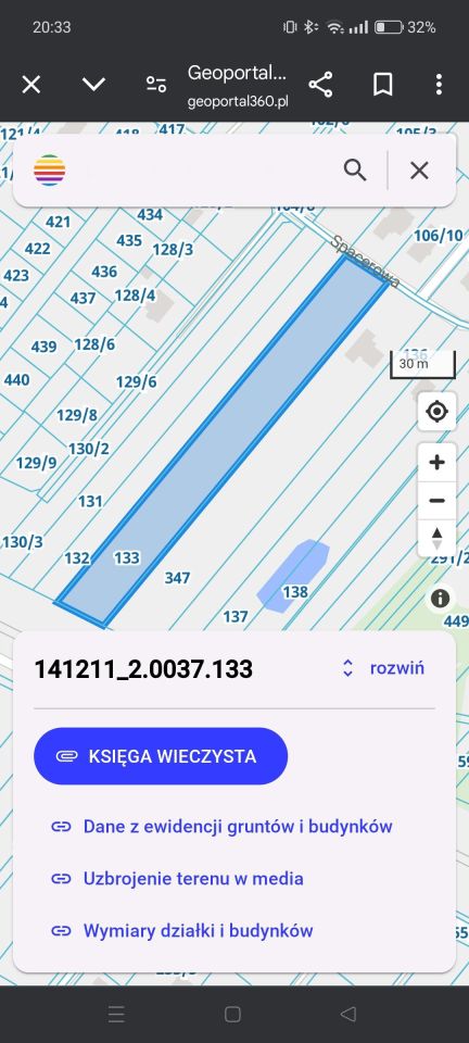 Działka budowlana Targówka, ul. Spacerowa