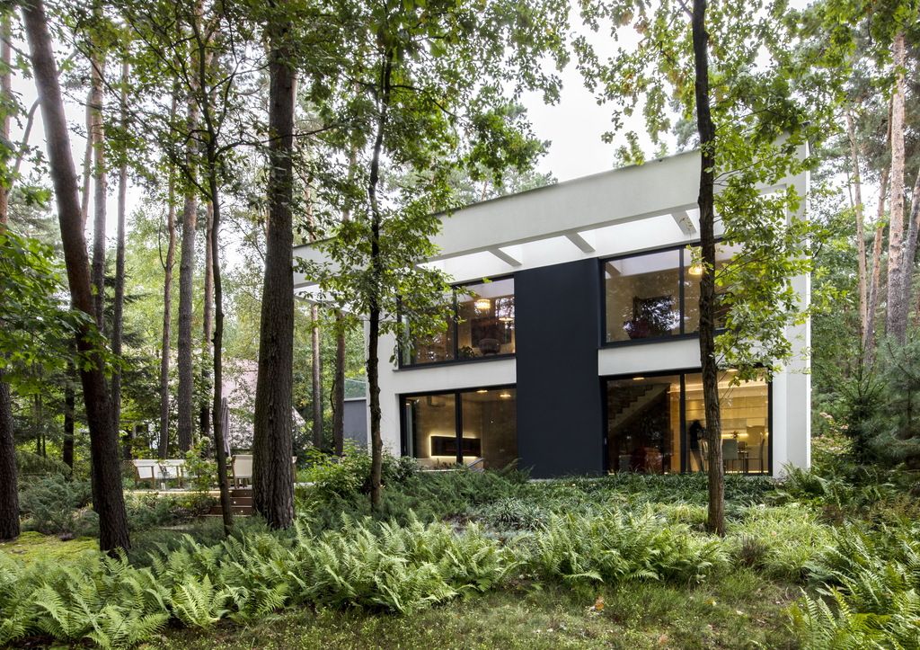 dom wolnostojący, 5 pokoi Magdalenka, ul. Paprociowa. Zdjęcie 26