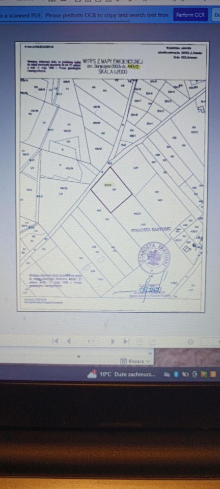 Działka rolno-budowlana Goręczyno, ul. Widokowa. Zdjęcie 2