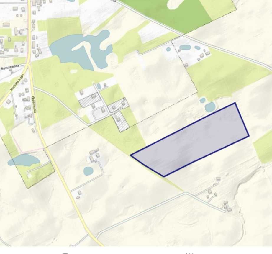 Działka rolna Jeziorany-Kolonie. Zdjęcie 4