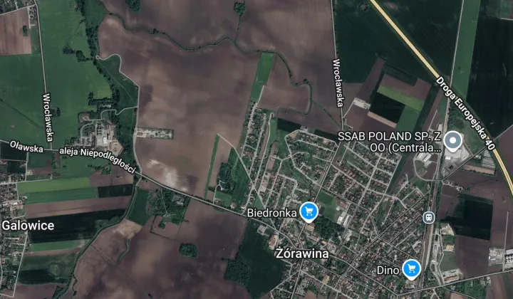 Działka budowlana Żórawina, ul. Malinowa