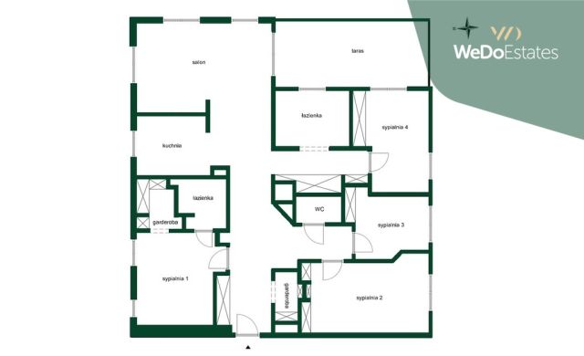 Mieszkanie 5-pokojowe Warszawa Wilanów, ul. Księdza Prymasa Augusta Hlonda. Zdjęcie 20