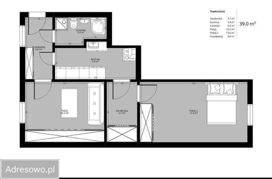 Mieszkanie 2-pokojowe Zabrze Biskupice. Zdjęcie 6