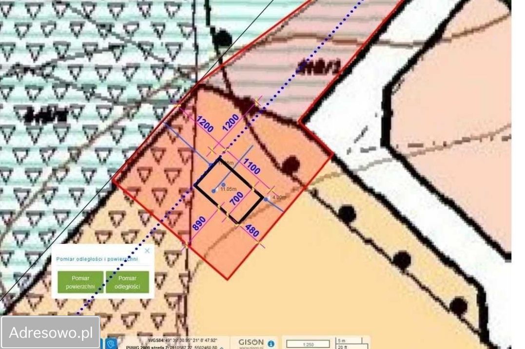 Działka budowlana Gorlice, ul. Krakowska. Zdjęcie 2