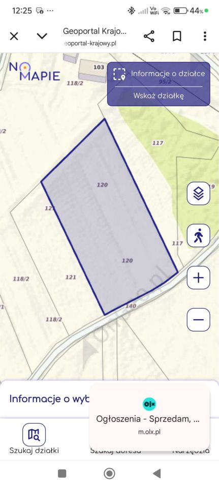 Działka budowlana Wrzępia. Zdjęcie 2