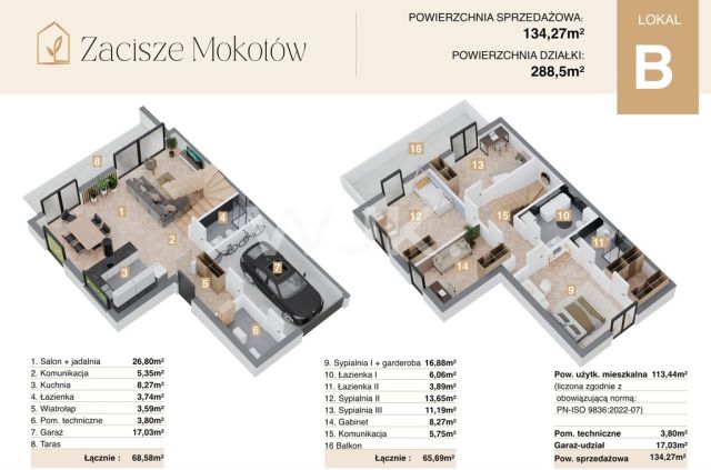 bliźniak, 5 pokoi Warszawa Mokotów, ul. Kobylańska. Zdjęcie 6