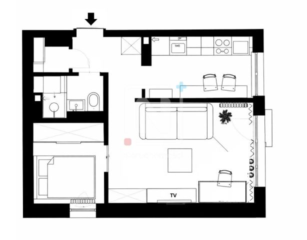 Mieszkanie 2-pokojowe Warszawa Włochy, al. Dwudziestolatków. Zdjęcie 15