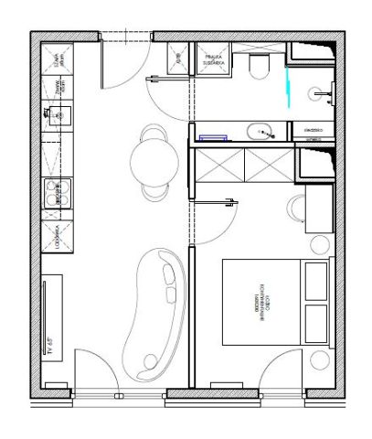 Mieszkanie 2-pokojowe Kraków Podgórze Duchackie, ul. Podedworze. Zdjęcie 14