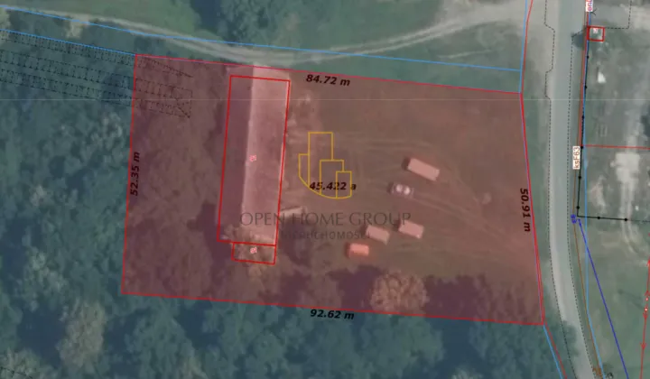 Działka inwestycyjna Wojciechów