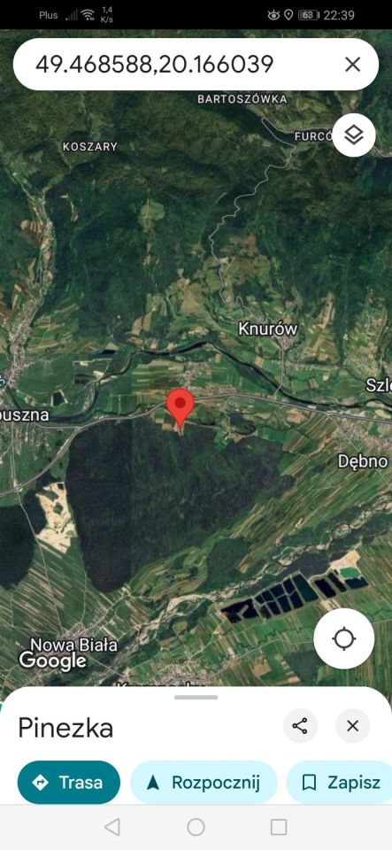 Działka rolna Harklowa. Zdjęcie 3