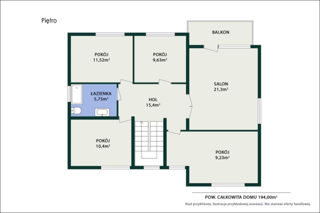 dom wolnostojący, 7 pokoi Piaseczno, ul. 11 Listopada. Zdjęcie 44