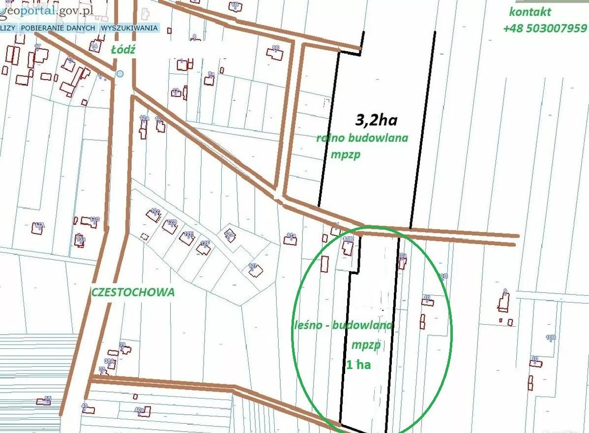 Działka budowlana Wypychów. Zdjęcie 1