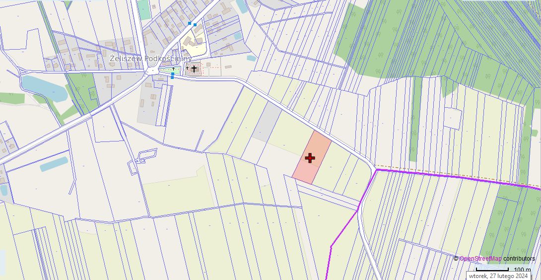 Działka rolno-budowlana Żeliszew Podkościelny. Zdjęcie 3