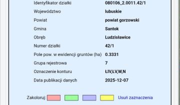 Działka rolna Ludzisławice