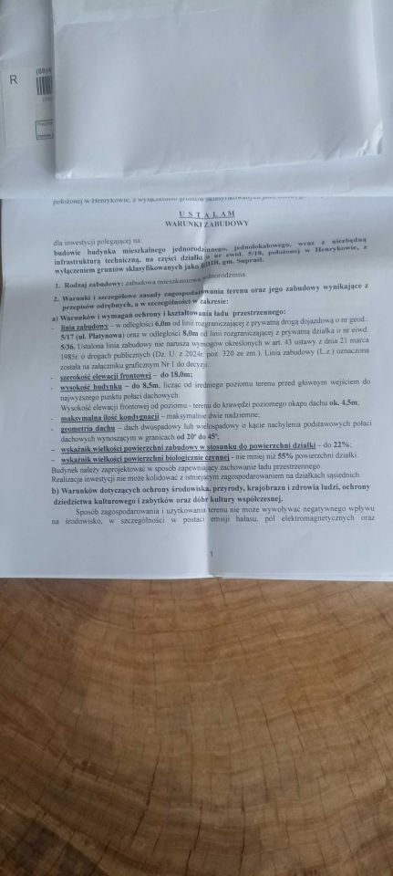 Działka budowlana Henrykowo. Zdjęcie 2