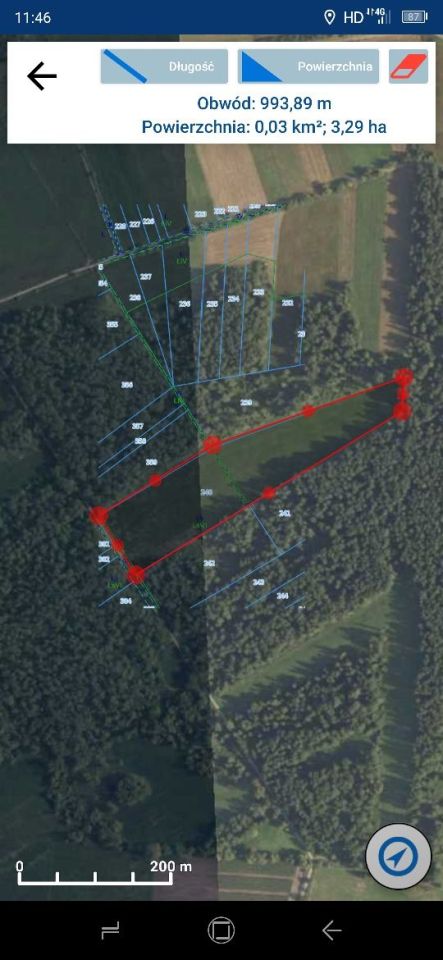 Działka rolna Lutostań