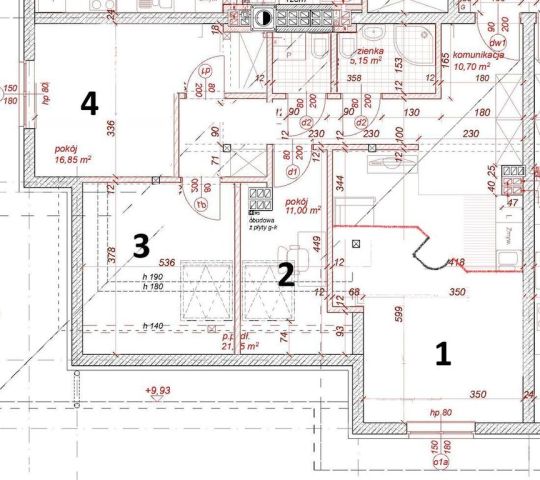 Mieszkanie 4-pokojowe Rzeszów, ul. Strażacka. Zdjęcie 14