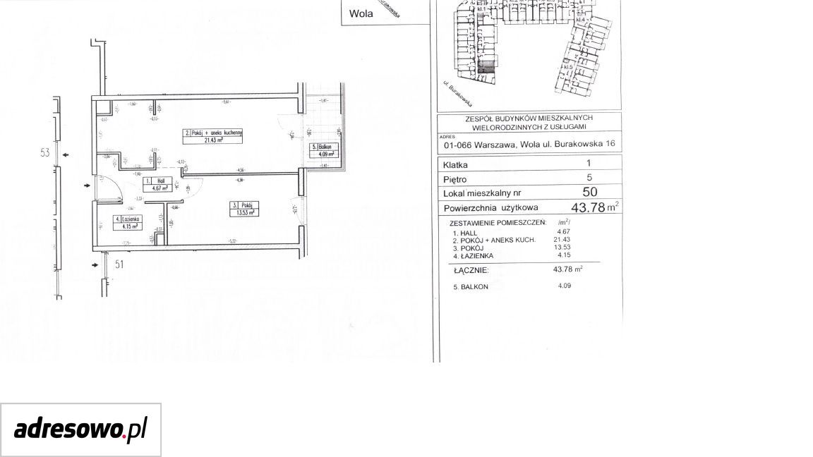 Mieszkanie 2-pokojowe Warszawa Wola, ul. Burakowska. Zdjęcie 7