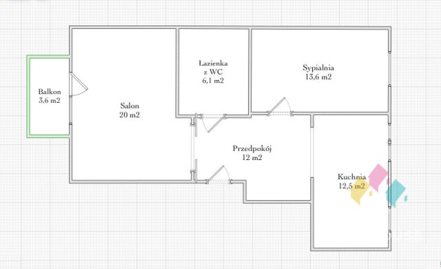 Mieszkanie 2-pokojowe Olsztyn Kormoran, ul. Wincentego Pstrowskiego. Zdjęcie 19