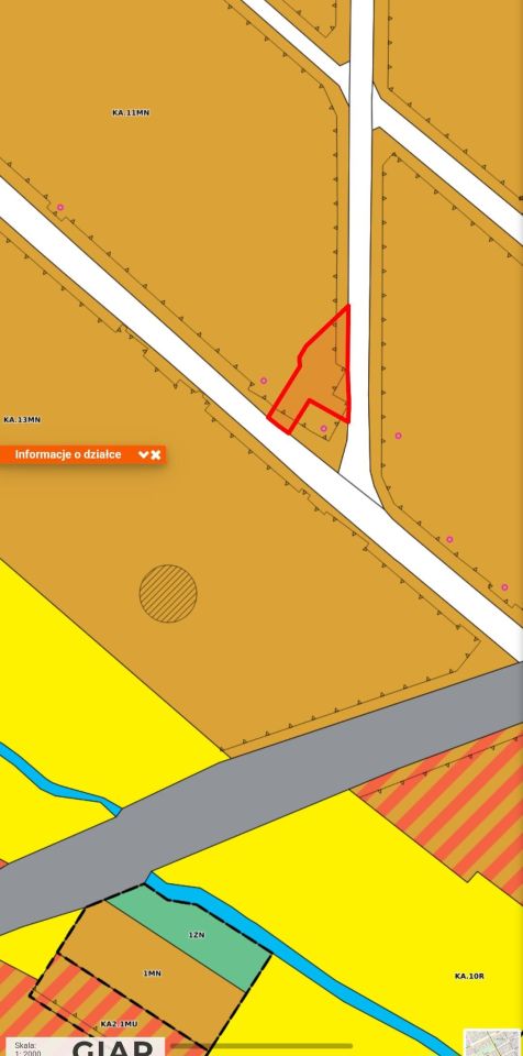 Działka budowlana Kamienna, ul. Główna. Zdjęcie 2