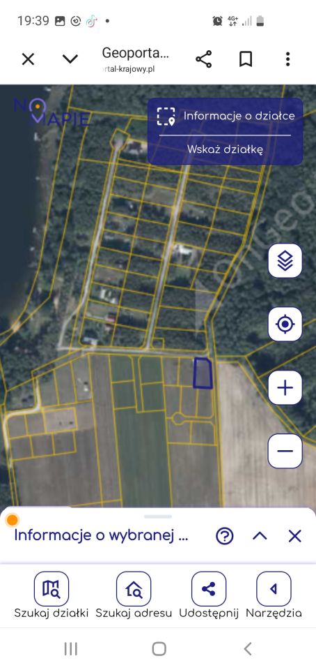 Działka rekreacyjna Zamorze. Zdjęcie 1