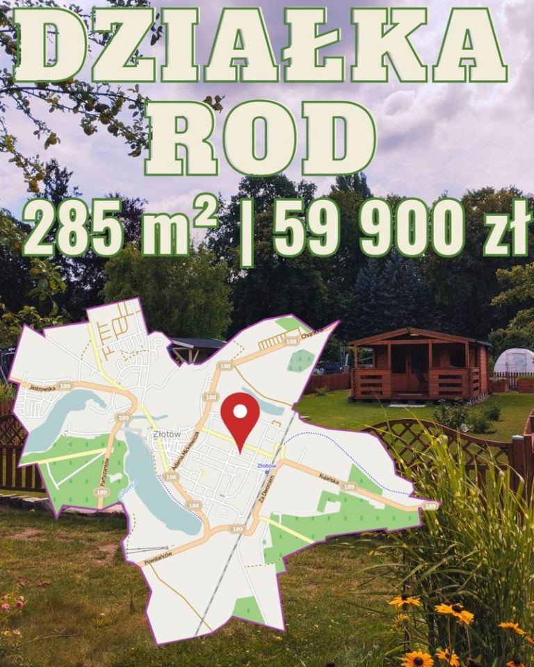 Działka rod Złotów. Zdjęcie 2