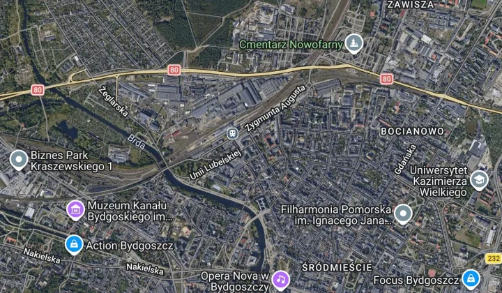 Mieszkanie 2-pokojowe Bydgoszcz Śródmieście, ul. Unii Lubelskiej