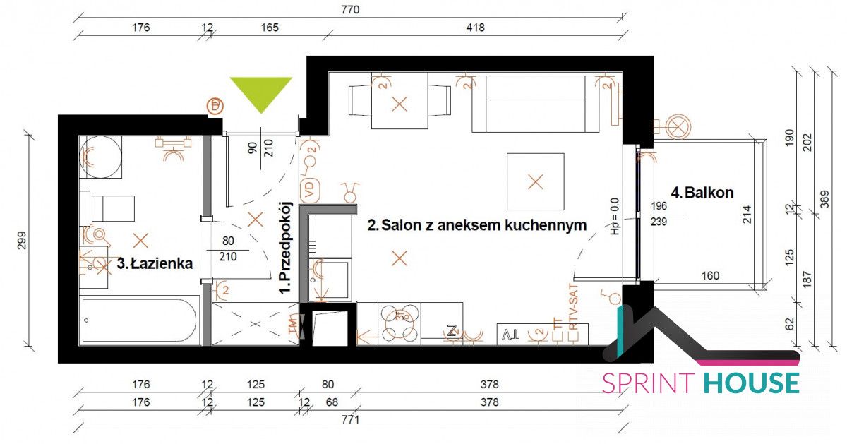 Mieszkanie 1-pokojowe Warszawa Mokotów, ul. Taśmowa. Zdjęcie 11
